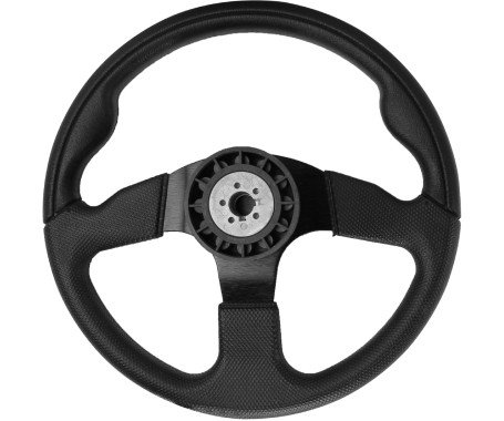 AAA - Steering Wheel (With PU Sleeves) - BLACK